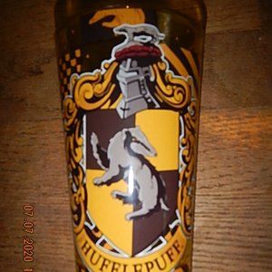 Hogwarts Hufflepuff glass from Universal Studios